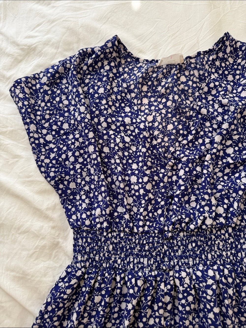 Sienna Sky Navy and White Floral Dress - Picture 3 of 3